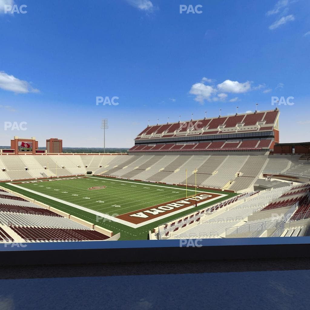 Gaylord Family Oklahoma Memorial Stadium - Section Loge 49 Seat View