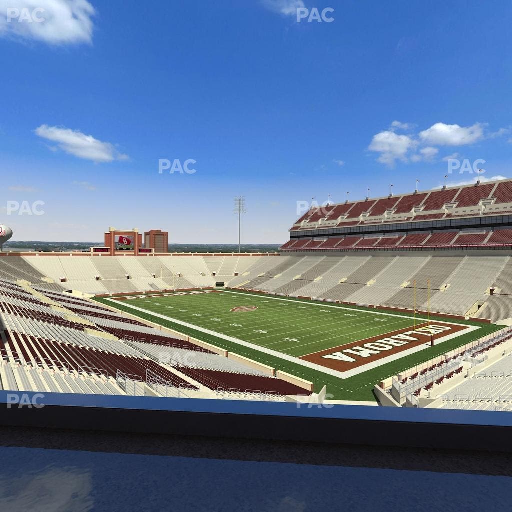 Gaylord Family Oklahoma Memorial Stadium - Section Loge 50 Seat View