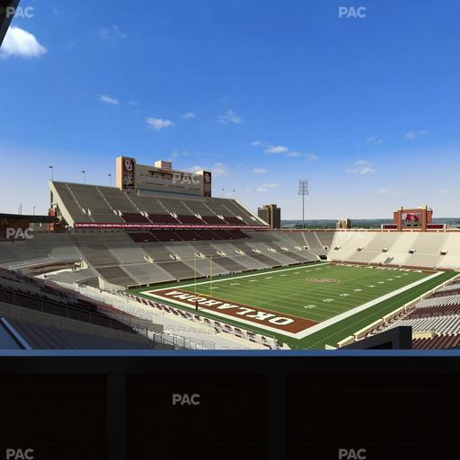 Gaylord Family Oklahoma Memorial Stadium - Section Suite 40 Seat View