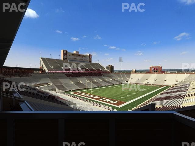 Gaylord Family Oklahoma Memorial Stadium - Section Suite 40 Seat View