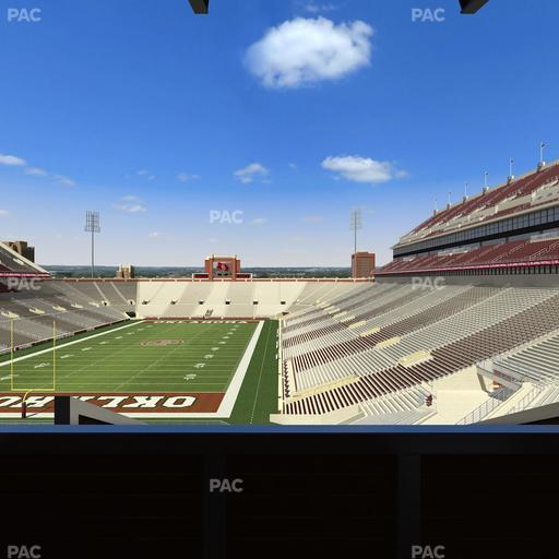 Gaylord Family Oklahoma Memorial Stadium - Section Suite 41 Seat View