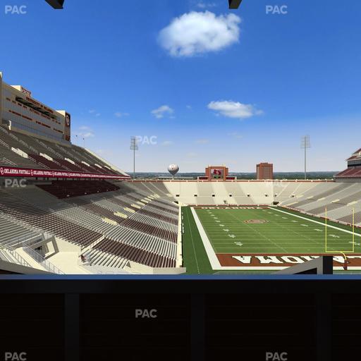 Gaylord Family Oklahoma Memorial Stadium - Section Suite 47 Seat View