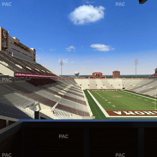 Gaylord Family Oklahoma Memorial Stadium - Section Suite 47 Seat View