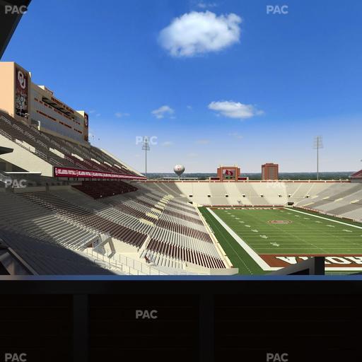 Gaylord Family Oklahoma Memorial Stadium - Section Suite 48 Seat View