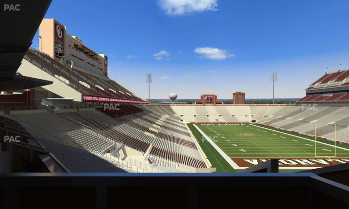 Gaylord Family Oklahoma Memorial Stadium - Section Suite 48 Seat View