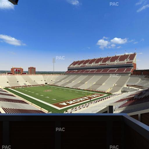 Gaylord Family Oklahoma Memorial Stadium - Section Suite 49 Seat View