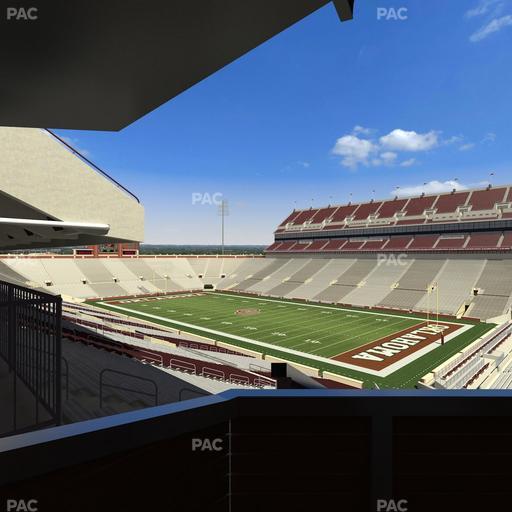 Gaylord Family Oklahoma Memorial Stadium - Section Suite 51 Seat View