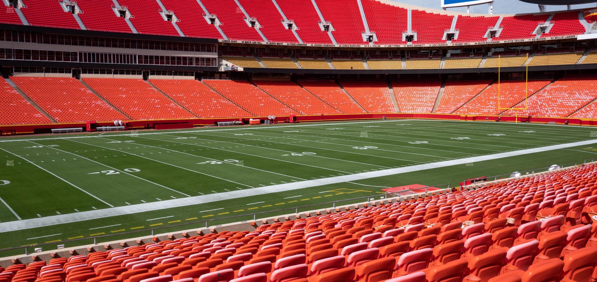 GEHA Field at Arrowhead Stadium - Section 104 Seat View