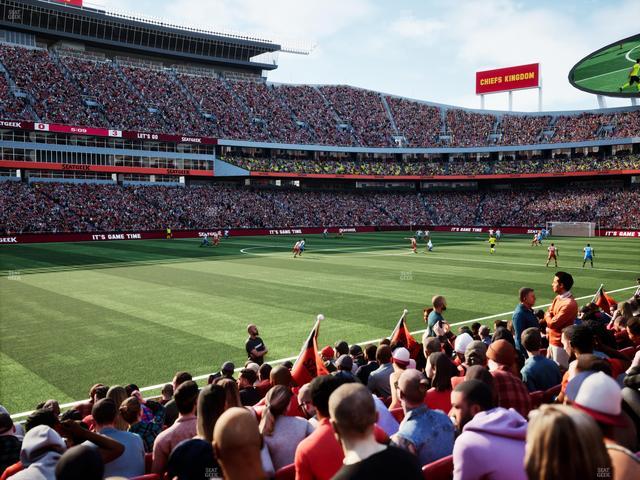 GEHA Field at Arrowhead Stadium - Section 104 Seat View