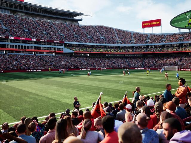 GEHA Field at Arrowhead Stadium - Section 104 Seat View GEHA Field at Arrowhead Stadium - Section 104 Seat View