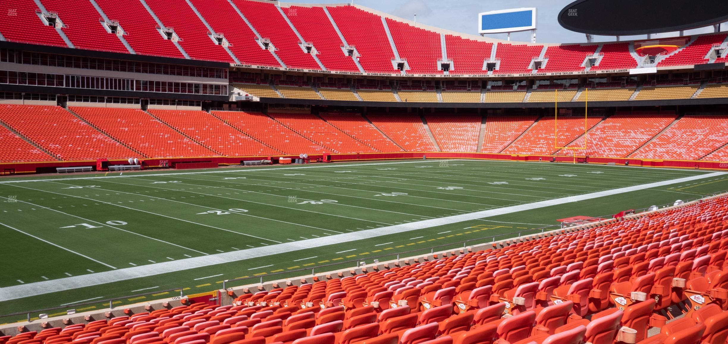 GEHA Field at Arrowhead Stadium - Section 105 Seat View