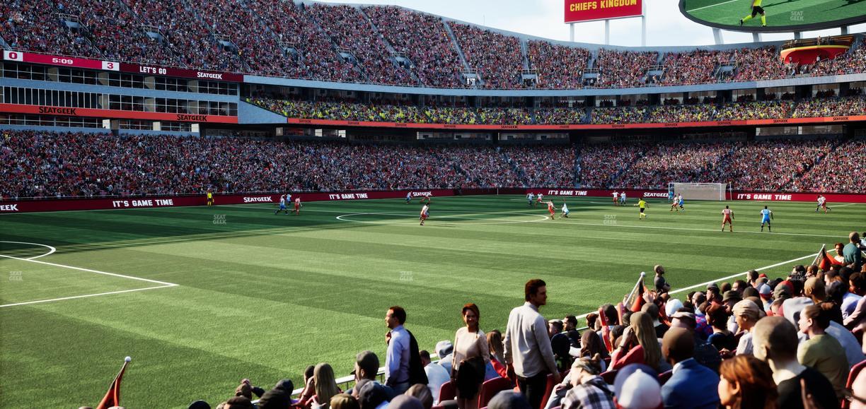 GEHA Field at Arrowhead Stadium - Section 105 Seat View