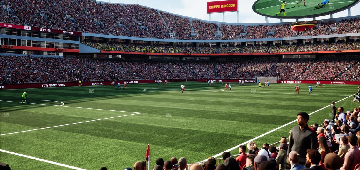 GEHA Field at Arrowhead Stadium - Section 106 Seat View