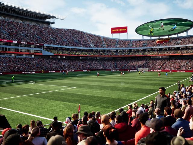 GEHA Field at Arrowhead Stadium - Section 106 Seat View