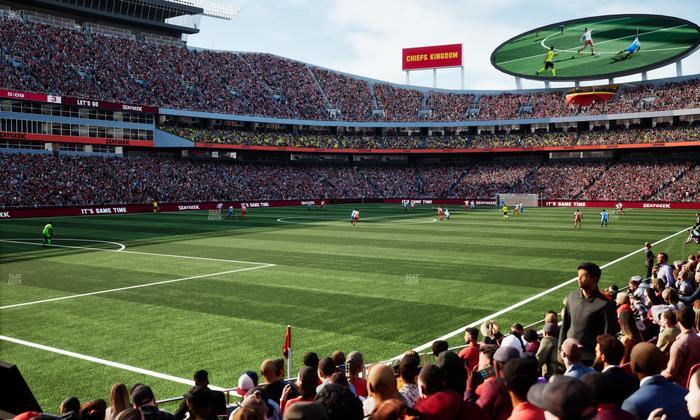 GEHA Field at Arrowhead Stadium - Section 106 Seat View