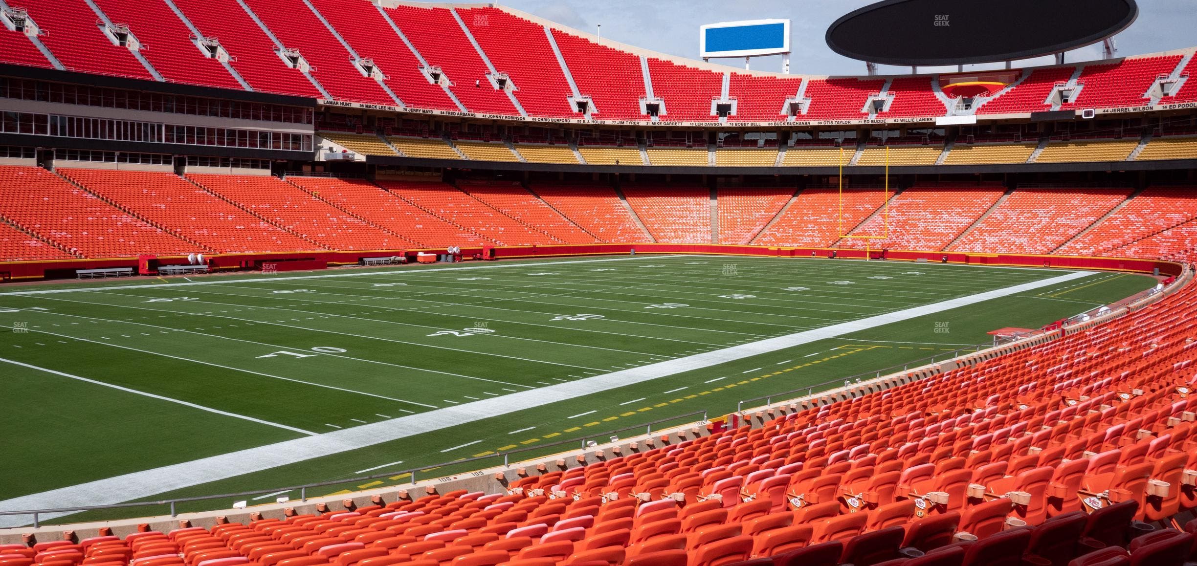 GEHA Field at Arrowhead Stadium - Section 106 Seat View