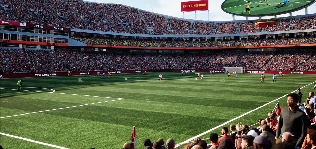 GEHA Field at Arrowhead Stadium - Section 106 Seat View