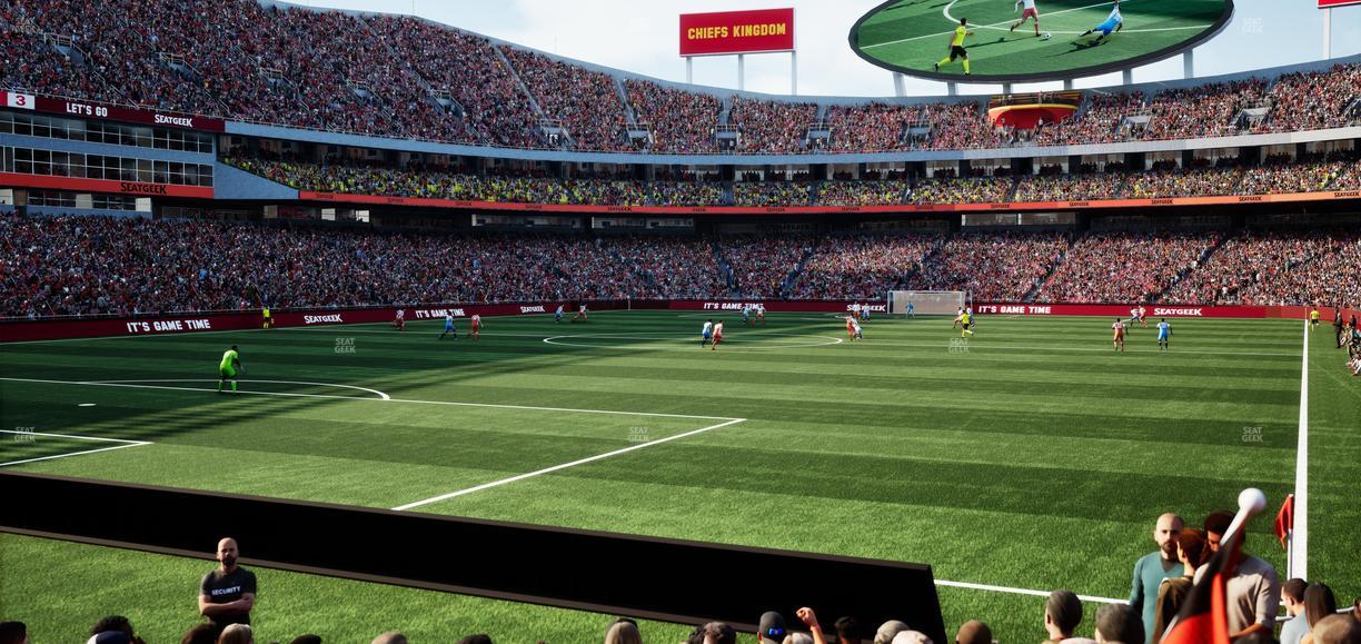 GEHA Field at Arrowhead Stadium - Section 107 Seat View