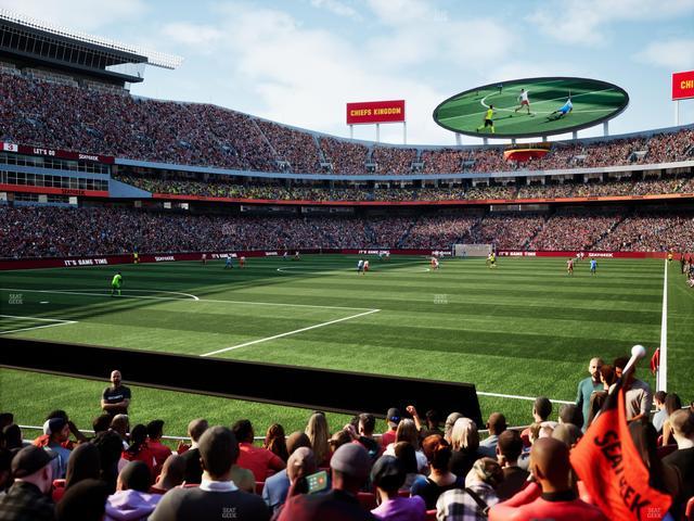 GEHA Field at Arrowhead Stadium - Section 107 Seat View