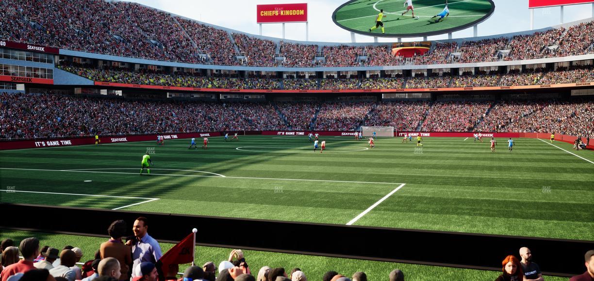 GEHA Field at Arrowhead Stadium - Section 108 Seat View