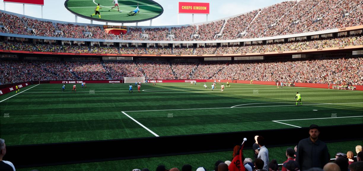 GEHA Field at Arrowhead Stadium - Section 112 Seat View
