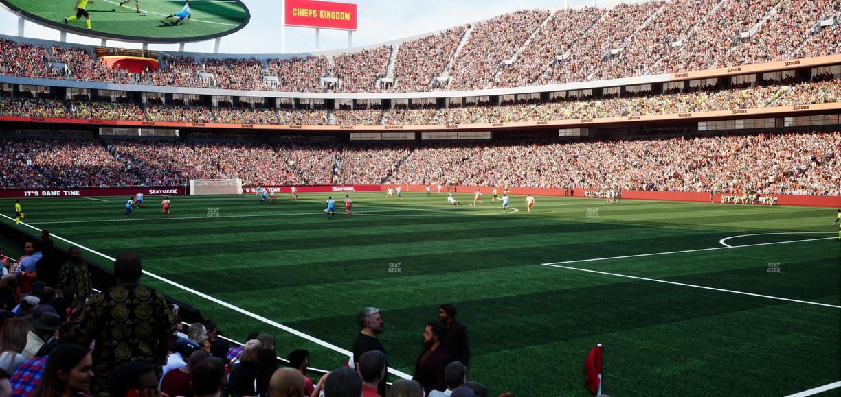 GEHA Field at Arrowhead Stadium - Section 114 Seat View