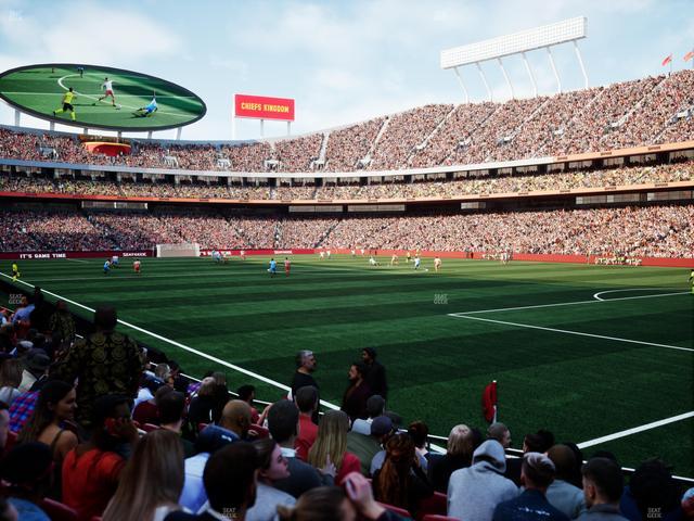 GEHA Field at Arrowhead Stadium - Section 114 Seat View GEHA Field at Arrowhead Stadium - Section 114 Seat View