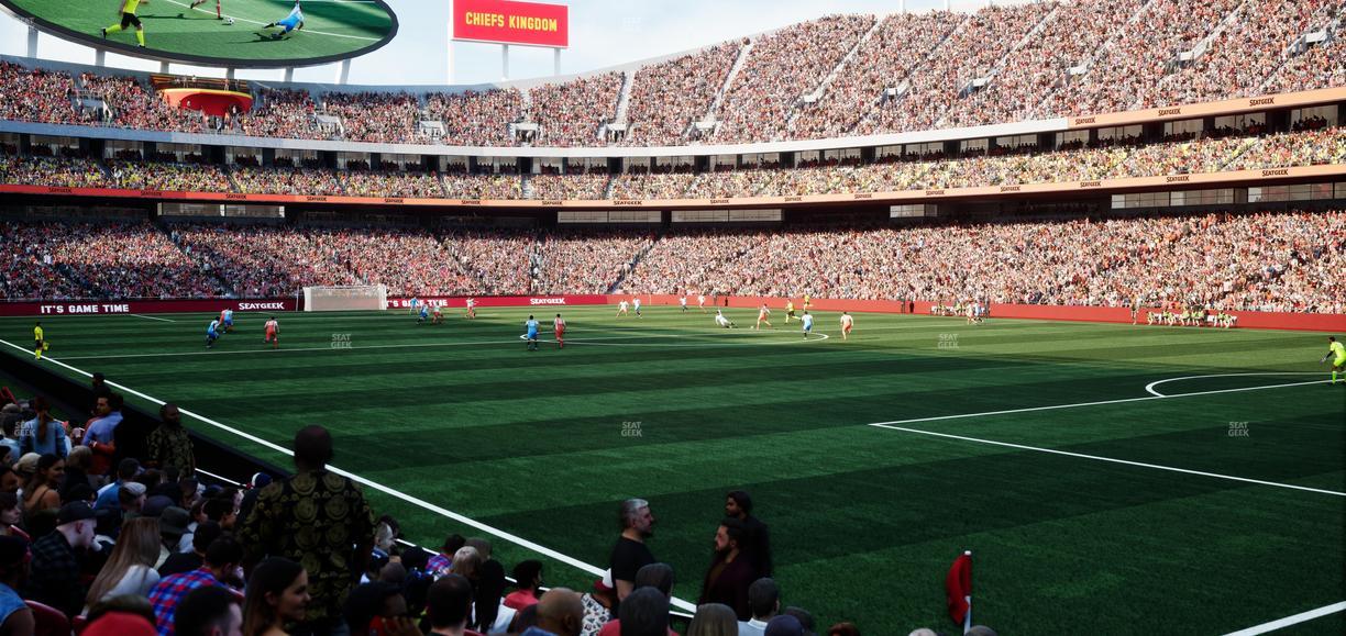 GEHA Field at Arrowhead Stadium - Section 114 Seat View