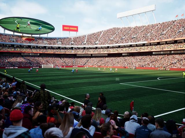 GEHA Field at Arrowhead Stadium - Section 114 Seat View