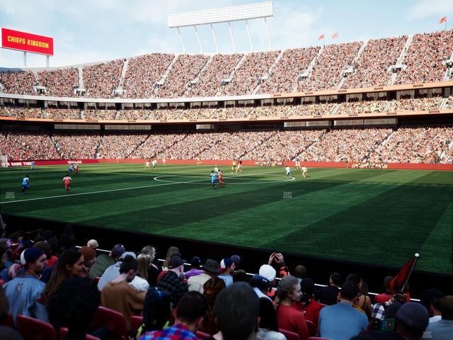 GEHA Field at Arrowhead Stadium - Section 117 Seat View GEHA Field at Arrowhead Stadium - Section 117 Seat View