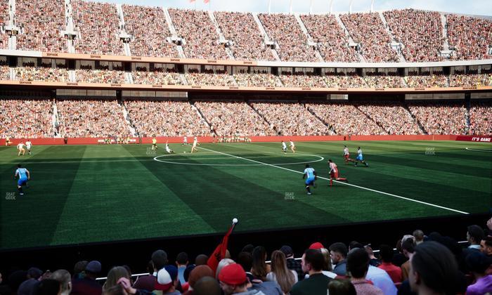 GEHA Field at Arrowhead Stadium - Section 120 Seat View