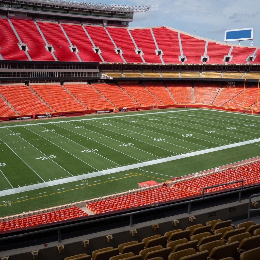GEHA Field at Arrowhead Stadium - Section 205 Seat View