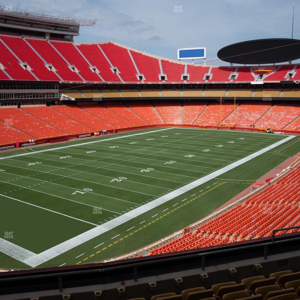 GEHA Field at Arrowhead Stadium - Section 208 Seat View