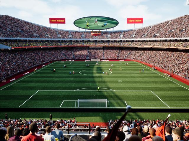 GEHA Field at Arrowhead Stadium - Section 212 Seat View GEHA Field at Arrowhead Stadium - Section 212 Seat View