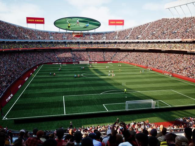 GEHA Field at Arrowhead Stadium - Section 214 Seat View GEHA Field at Arrowhead Stadium - Section 214 Seat View