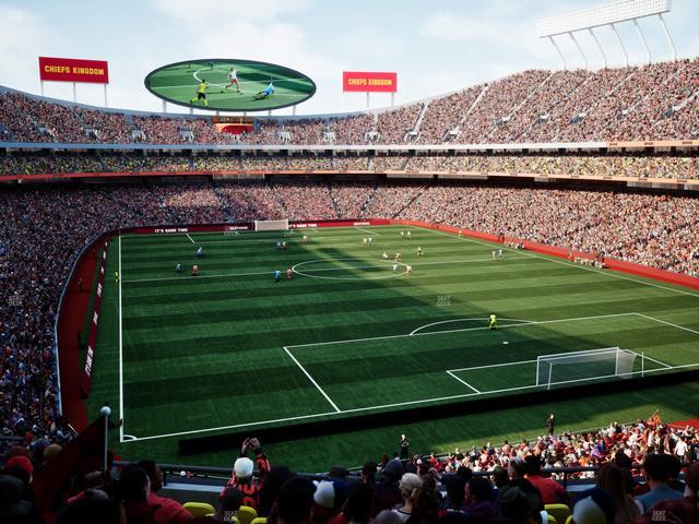 GEHA Field at Arrowhead Stadium - Section 215 Seat View GEHA Field at Arrowhead Stadium - Section 215 Seat View