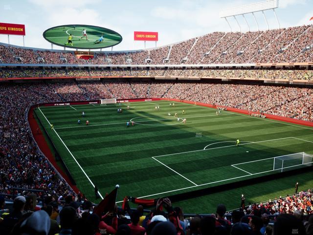 GEHA Field at Arrowhead Stadium - Section 216 Seat View GEHA Field at Arrowhead Stadium - Section 216 Seat View
