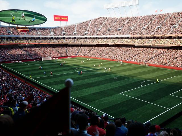 GEHA Field at Arrowhead Stadium - Section 218 Seat View GEHA Field at Arrowhead Stadium - Section 218 Seat View