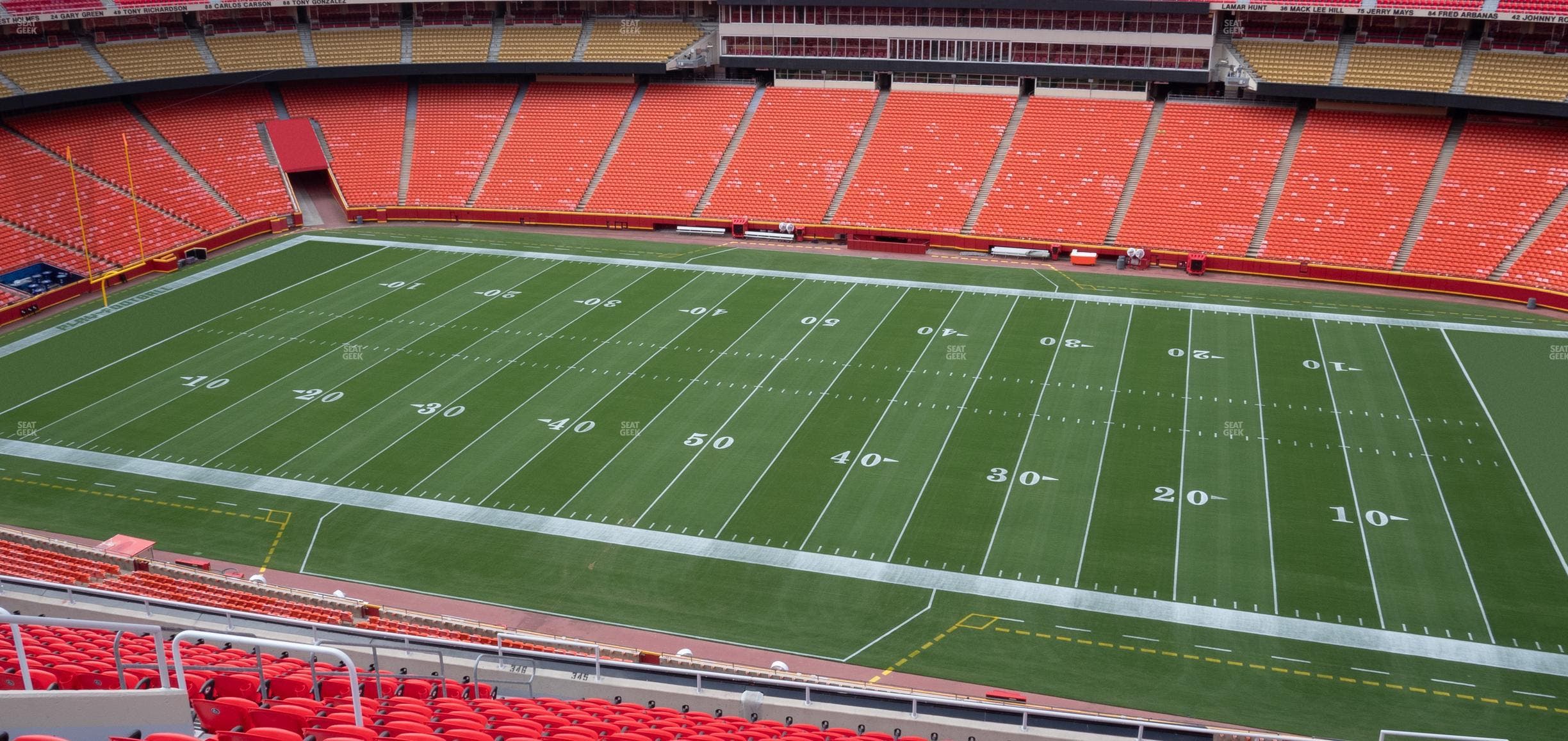 GEHA Field at Arrowhead Stadium - Section 345 Seat View