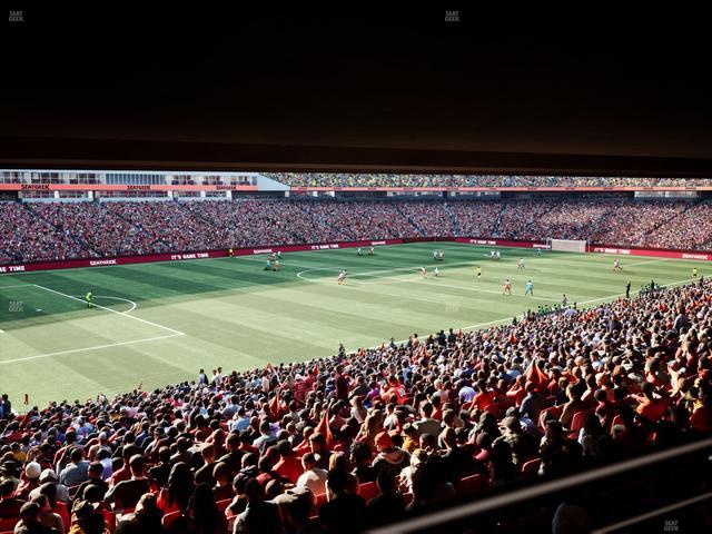 GEHA Field at Arrowhead Stadium - Section Ada 105 Seat View GEHA Field at Arrowhead Stadium - Section Ada 105 Seat View