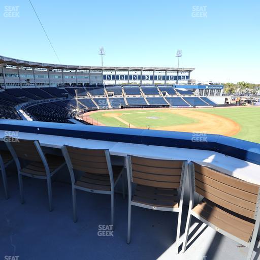George M. Steinbrenner Field - Section Bullpen Club Seat View