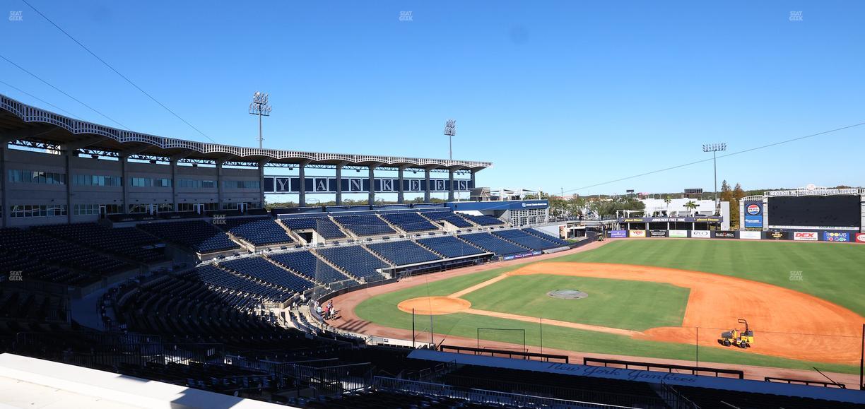 George M. Steinbrenner Field - Section Loge 1 Seat View