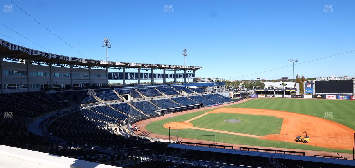 George M. Steinbrenner Field - Section Loge 1 Seat View