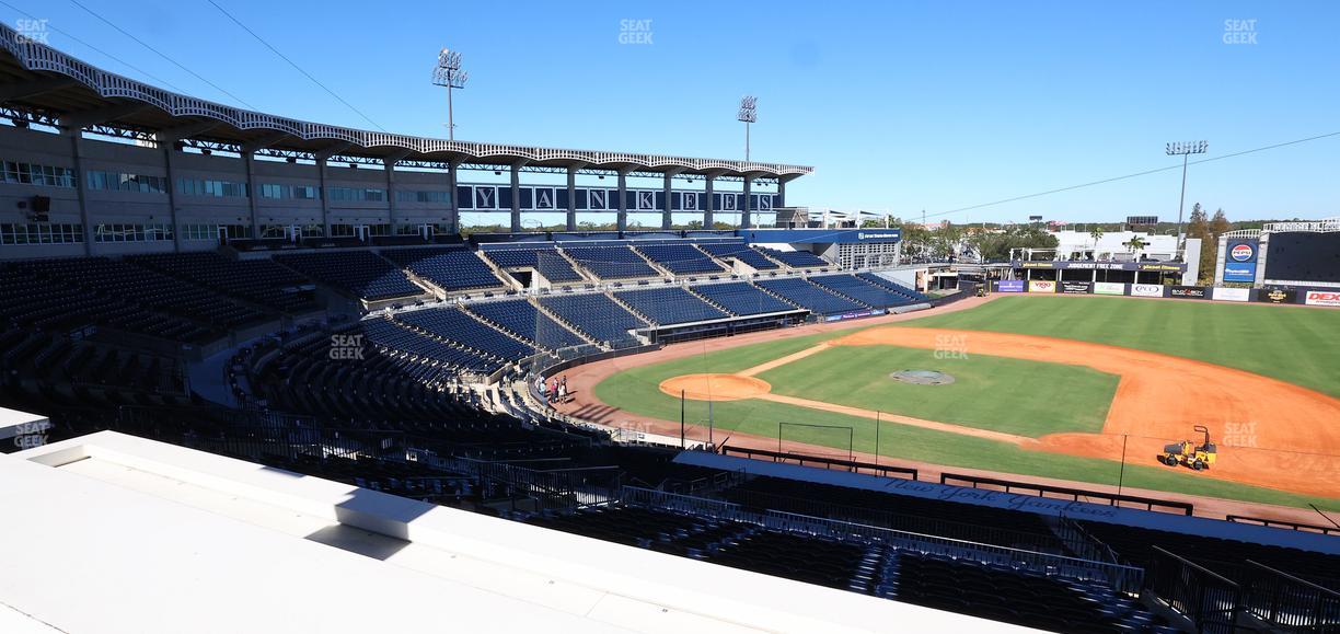 George M. Steinbrenner Field - Section Loge 2 Seat View
