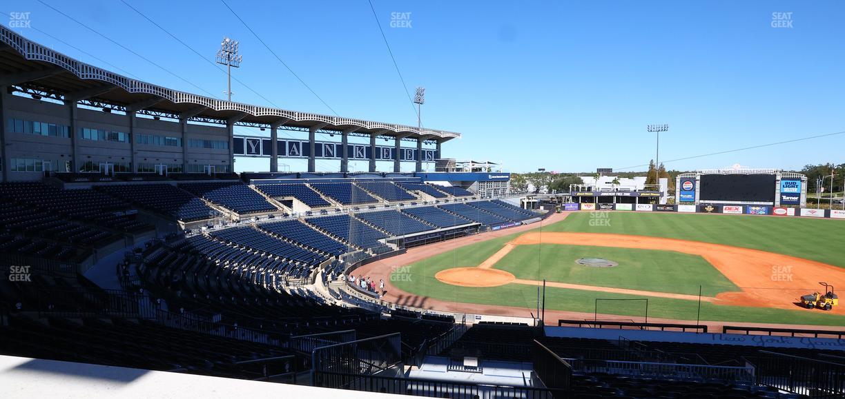 George M. Steinbrenner Field - Section Loge 3 Seat View