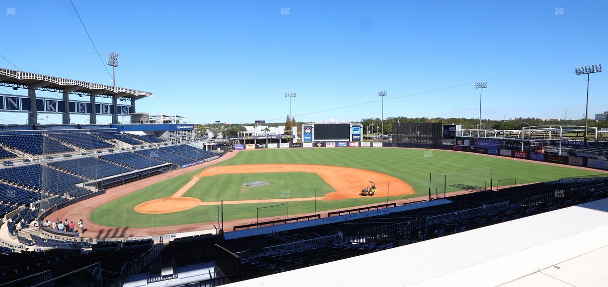 George M. Steinbrenner Field - Section Loge 4 Seat View