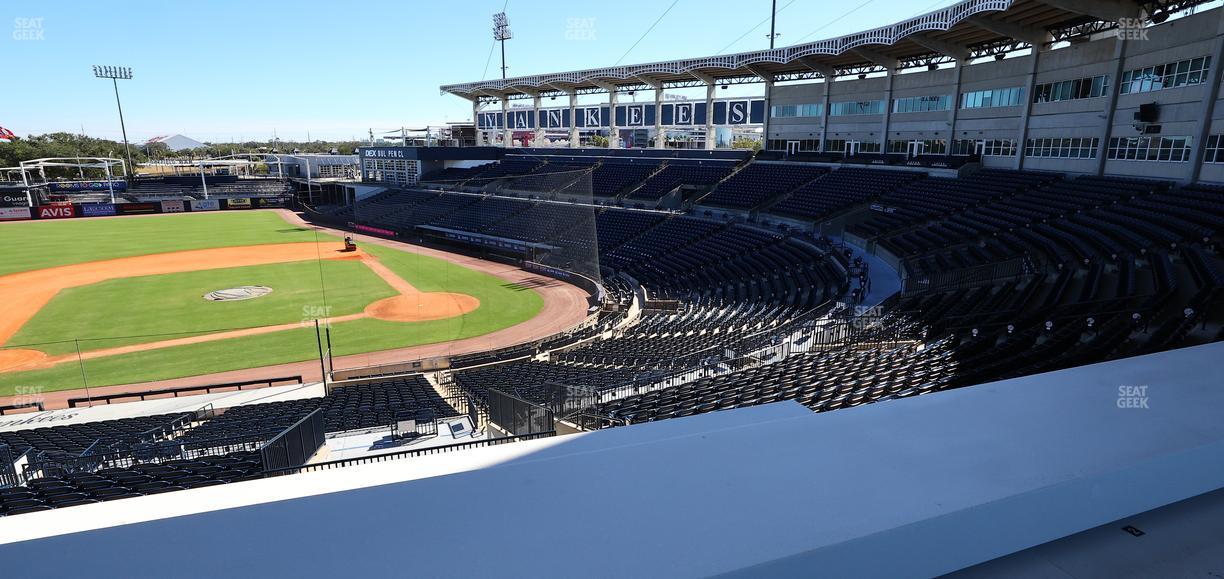 George M. Steinbrenner Field - Section Loge 6 Seat View