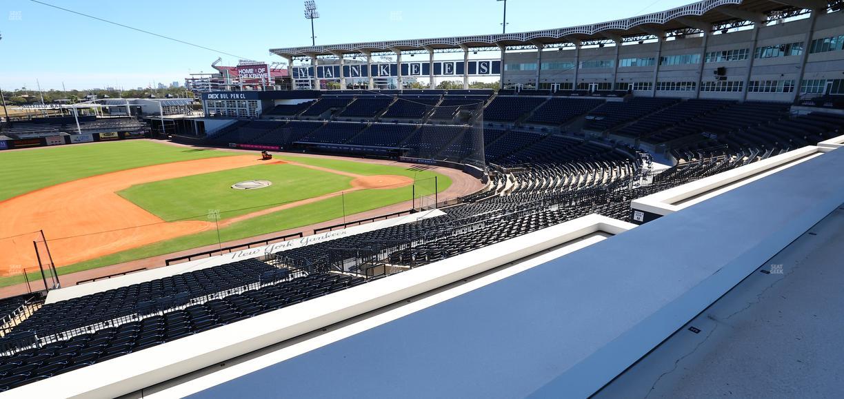 George M. Steinbrenner Field - Section Loge 7 Seat View