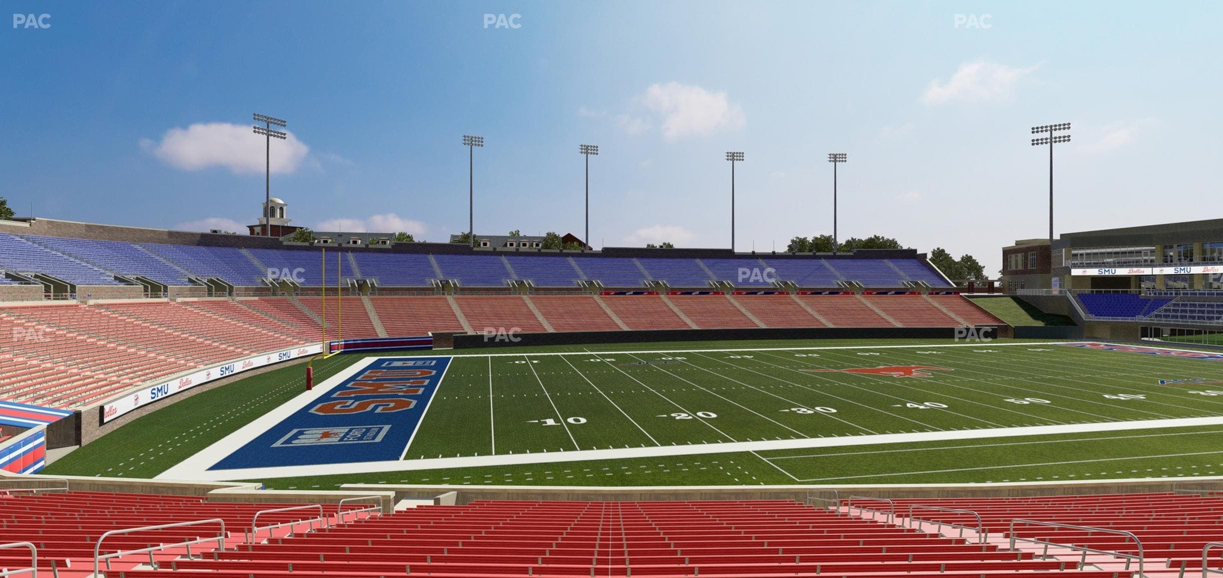 Gerald Ford Stadium - Section 107 Seat View