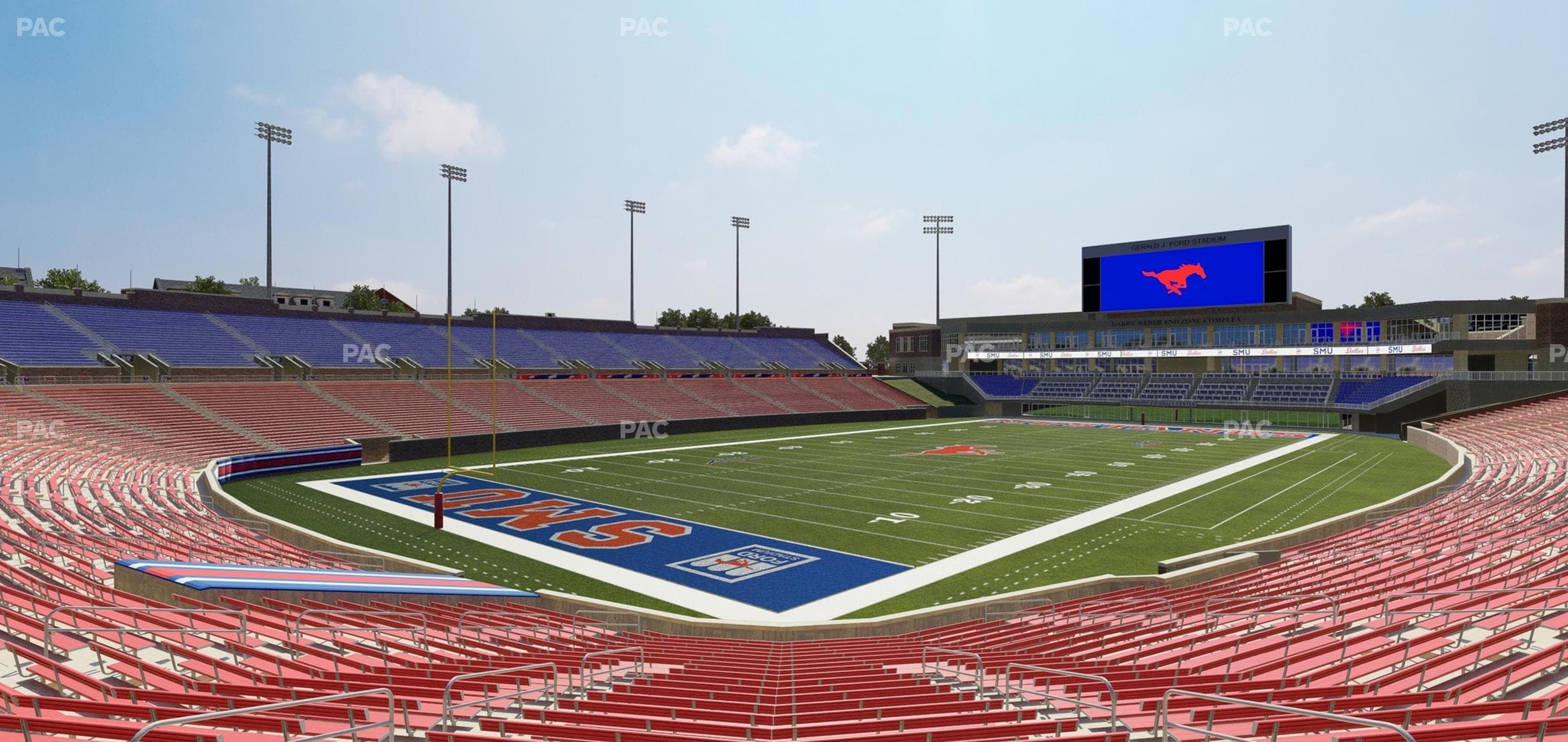 Gerald Ford Stadium - Section 110 Seat View